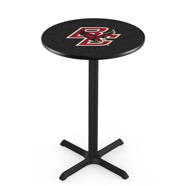 42" Blk Wrinkle Boston College Pub Table